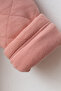 Children's Embroidered Double-Layer Lined Quilted Jacket with Fiber Filling and Buttoned Cardigan Coat - 4