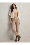 Women's Suede Belted Tapered Pants - 3