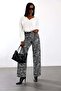 Black Zebra Patterned Trousers 035 - 2