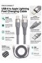 FST37 USB-A to Lightning Fast Charging Cable 2M, High-Speed USB A to Lightning Cable for iPhone, iPad, iPod, Apple Devices, Fast Charge & Data Sync Cable, 2 Metre Durable Charging Cable - 7