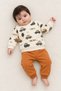 Baby Boy Set with Car Pattern, 2-Piece Top and Bottom Set, Seasonal, 3, 6, 9, 12 Months - 4