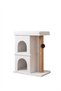 P3 Cat Scratching Tower Double Cat House Nest Cat-Friendly Fabric Spacious - 2