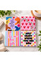 Colorful Ceramic Coasters Set of 4, 10x10 cm – Decorative Drink Coasters with Inspirational Quotes, Cork Backing, Fun Modern Table Coasters for Home, Office & Coffee Table - 2