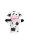Large Plush Hand Puppet Cow 28 cm - 2