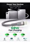 FST37 USB-A to Lightning Fast Charging Cable 2M, High-Speed USB A to Lightning Cable for iPhone, iPad, iPod, Apple Devices, Fast Charge & Data Sync Cable, 2 Metre Durable Charging Cable - 2