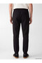 Xside Black Regular Fit Men's Jogger Pants with Nevavm Difference - 4