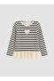 Zero Roba Collar Striped Lace Girl's T-Shirt 2-Pack from Uzg Store for Style Enthusiasts - 6
