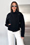 Women's Hakim Collar Front Zippered Denim Jacket - 4
