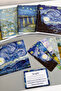 Van Gogh Advantageous Set, Weekly Planner and 4-Pack Unlined School Notebook Set, Bookmark Gift - 7