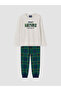 Sparkling Choices from Shining Store Zero Roba Collar Printed Boy's Pajama Set - 2
