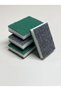 1 Piece Multi-Purpose Double-Sided Silver/Green Dish Sponge Tough Dirt Expert - 2