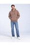 3 Thread Men's Hooded Kangaroo Pocket Sweat Soft Puff Fabric Sweatshirt - 2