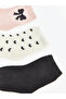 Esvab • Modern & Distinctive Embroidered Baby Girl Socks, Pack of 5 - 2