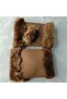 Unisex Full Sheepskin Lambskin Gloves, Leather Gloves with Fur Inside, Fingerless Leather Gloves - 3