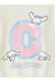 Ecru Cinnamoroll Printed Girls' Tracksuit Set - 6
