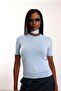 Blue Crew Neck Short Sleeve Knitwear 128 - 4