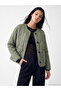 I Baklava Embroidered Loose-Fit Women's Puffer Coat from Freezen Store