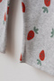 Baby Girl Carrot Printed 100% Cotton 2 Thread Sweatshirt and Ribbed Camisole Pants Two-Piece Set - 4