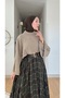 New Season Women's Plaid Patterned Flared Skirt - 7