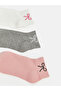 Timeless Clothing & Timeless Choices Bowknot Embroidered Girls' Booties Socks 5-Piece Set - 2
