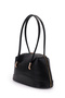 Baguette Form Faux Leather Martina Women's Shoulder Bag Black - 3
