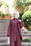 Floral Embroidered Zippered Tencel Set - 4