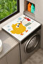 Clothes Dryer Top Organizer Mat Liquid-Proof Cover Hardworking Chick