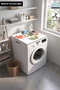 Clothes Dryer Top Organizer Mat Liquid-Proof Cover Cheerful Laundry - 2