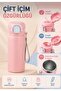 304 Stainless Steel Children's Water Bottle 600 ml Leak-Proof Water Bottle with Double Drinking Mode and Locking Lid - 3