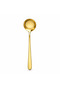 5 Piece Titanium Gold Small Size Serving Presentation Set Scoop Fork Spoon Pastry Spatula - 5
