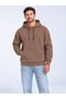 3 Thread Men's Cut Pocket Design Hooded Sweatshirt Soft Puff Fabric Hooded Sweatshirt Cotton