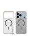 Apple iPhone 18 Pro 5G 2026 Hybrid Translucent Magsafe with Magnetic Charging Raised Camera Lips Elegant Look Case Cover - 2