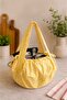 Adjustable Drawstring Picnic Cookware and Pressure Cooker Carrying Bag, Double Layer Red Gingham - 2