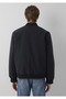 M0110847 Black Bomber Jacket Coat Men's Coat Black - 5