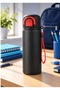 304 Stainless Steel Children's Water Bottle 600 ml Leak-Proof Water Bottle with Double Drinking Mode and Locking Lid - 2