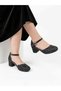Black Broken Glass Girls' Heeled Shoes - 4