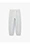 Three-Threaded, Elastic Waist, Comfortable Fit, Pocketed Barrel Balloon Sweatpants - 2