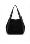 Multi-Compartment Women's Hand and Shoulder Bag with Functional Compartments