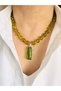 Peridot (10 mm) Natural Stone Necklace 45 cm