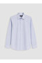 Standard Fit Checked Embroidered Poplin Men's Shirt from Uzg Store for Style Enthusiasts - 5