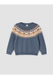 Patterned baby boy knitwear set - 2