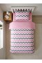 Single Size Double-Sided 120X200 Elastic Sheet Bedding Set, 3 Pieces with Zipper - 2