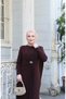 Cape and Buckle Sandy Dress - 3