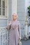Cape and Buckle Sandy Dress - 4