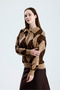 Baklava Pattern Buttoned Polo Collar Knit Sweater - 3