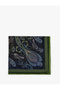 Contrast Edge Detailed Shawl Patterned Square Shawl