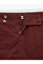 Button Detailed Relaxed Fit Cotton Mini Short Skirt - 5