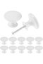 12 Vintage Knobs for Cabinets, Chic Drawer Knobs, Antique Handles for Kitchen Cabinets, Roun