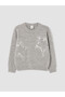Sparkling Choices from Shining Store Zero Roba Collar Embroidered Girls' Knitwear Sweater
