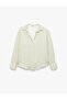 Viscose Fabric Buttoned Classic Collar Long Sleeve Satin Striped Shirt